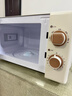 美的【国家补贴8折】厨房小家电小滋味微波炉变频家用小型百搭复古转盘式经典双旋钮轻音M20H4 实拍图