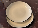 景航碗碟套装釉下彩陶瓷器餐具家用吃饭碗筷盘碟子日式简约碗具碗盘子 圆（2碗2盘2勺2筷汤碗汤勺） 10头 实拍图