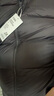 京东京造【零压系列】轻薄羽绒服男外套冬季 防钻绒马甲背心男 曜石黑 XL 实拍图