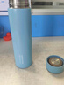 炊大皇保温杯316L医用级不锈钢茶水分离商务便携智能保温杯浅蓝色 490ml 实拍图