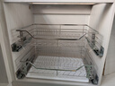 纳童（NaTong）拉篮双层不锈钢厨房橱柜抽屉式碗碟篮阻尼厨柜调味料拉篮304碗架 加深方钢双层720柜内宽68-70cm 实拍图