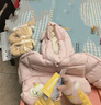 巴拉巴拉童装儿童羽绒服宝宝男女童2025冬装新款婴儿外套保暖上衣泡芙羽绒 粉色小苹果60356-白鸭绒 90 （充绒量71g 适合1-2岁） 实拍图
