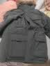 京东京造极寒鹅绒服男女派克连帽羽绒服95鹅绒冬季加厚短款 极地灰 S 实拍图