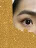 博士伦进口美瞳女 彩色隐形眼镜万花瞳乐睛半年抛1片装 星夜黑650度 实拍图