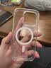 耐尔金适用苹果iPhone16 Pro手机壳磁吸 透明全包气囊防摔超薄保护套简约硬壳软边男女 本色Pro 白色 实拍图