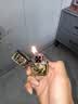 ZORRO佐罗新款梵高杏花煤油防风打火机男士生日中秋节礼物送男友 貔貅原铜色-限定款 实拍图