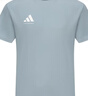 阿迪达斯（adidas）t恤男夏季运动透气轻薄宽松棉短袖 雾霾蓝/白 M  实拍图