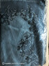 金号（KING SHORE）纯棉提缎绣花枕巾2条装  情侣枕巾一对装 全棉加厚款枕头巾 2028款蓝色2条 两条装 实拍图