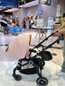 朗纳铂（land leopard）老虎Pro婴儿推车婴儿车轻便折叠双向超大轮避震儿童BB伞车 小猪粉【黑】 实拍图