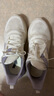 安踏氢跑女鞋运动鞋春季软底皮网面透气减震体测跑步鞋轻便休闲鞋子 【网面透气】象牙白/淡灰-7 39 实拍图
