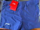 李宁LI-NING泳裤男士弹力舒适平角泳装 速干不贴身温泉度假男士游泳裤藏青LSSL125 XXL 实拍图