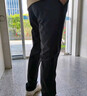 七匹狼休闲裤男秋季纯色通勤商务时尚直筒裤宽松长裤男式裤装【四季款】 001(黑色)-25新款面料升级2.0 32 实拍图