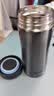 膳魔师（THERMOS） 不锈钢保温杯男商务定制水杯车载办公室便携杯子400ml JCG-400 灰色 400ml 实拍图