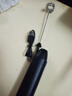 电动打奶泡器咖啡打泡器家用迷你牛奶搅拌器手持无线打蛋器 绅士黑【三挡调速 快速打发】 1个 实拍图