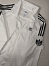 adidas情侣款复古风梭织立领夹克外套男女秋季阿迪达斯官方三叶草   亮白   S 实拍图