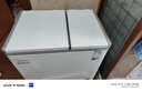 美的（Midea）179升双温双箱家用冰柜 大冷冻小冷藏两用卧式冷柜小型冰箱节能低音BCD-179DKEM(E)国家补贴20% 实拍图