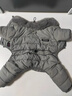POPOCOLA小狗狗衣服羽绒秋冬季泰迪比熊雪纳瑞小型犬宠物保暖棉服冬装 灰色四脚面包服 M【建议6-8斤】 实拍图