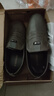 【100%全牛皮】真皮软底懒人鞋一脚蹬百搭休闲皮鞋男新款驾车透气 D360棕色真皮精品版 40 实拍图