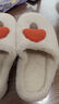 2025棉拖鞋女冬款蘑菇室内家居家用保暖毛绒拖鞋厚底棉鞋棉拖鞋女 蘑菇头棉拖-白色 38-39 适合37-38 实拍图