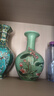 傲世景德镇陶瓷器新中式花瓶工艺品客厅摆件酒柜玄关茶室博古架装饰品 豆青釉清荷赏瓶+底座 实拍图