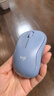 罗技（Logitech）M221 轻音鼠标 无线鼠标 办公鼠标 对称鼠标 带无线微型接收器 雾霭蓝 实拍图
