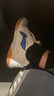 李宁（LI-NING）乒乓球鞋男女专用国家队训练款业牛筋色底防滑运动鞋 白蓝43 实拍图