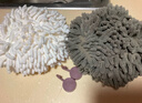 洁丽雅（Grace）雪尼尔擦手巾日式擦手球加厚吸水速干浴室厨房抹布毛巾 雪尼尔擦手巾【雅灰+米白】 实拍图