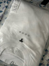 拇指白小T【可机洗拒水鹅绒T】秋冬男女羽绒保暖T恤上衣打底衫 男皓白 XL 实拍图