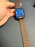 MSSM适用苹果手表表带S12/S11 Apple iWatch手表磁吸表带S10/9/8/SE3/Ultra4硅胶表带 可可配黑44-49 实拍图