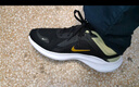 耐克NIKE男跑步鞋NIKE QUEST 5运动鞋DD0204-301黑白绿42.5 实拍图