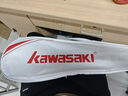 川崎（KAWASAKI）羽毛球拍训练耐用碳素中杆对拍流月 梦幻紫+鸢尾蓝（已穿线） 实拍图