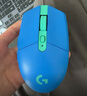 罗技（G）G304 LIGHTSPEED无线鼠标 游戏鼠标 轻质便携 鼠标宏 绝地求生FPS英雄联盟吃鸡 生日礼物 蓝色 实拍图