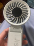 几素手持小风扇便携式可折叠小型高速节能风扇户外随身挂脖大风力办公室桌面风扇充电手拿小电扇 【灰3600mAh】高速节能+折叠挂脖 实拍图