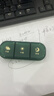 高颜值便携小药盒密封防水分格一日三餐一周七天药品保健品收纳盒 高档磨砂防水密封3格绿色 实拍图