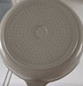 红厨陶瓷平底锅不粘锅小煎锅家用煎蛋煎牛排专用电磁炉锅26cm灰色 实拍图