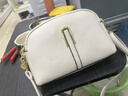 斜挎包包女2026新款女包时尚百搭手机包软皮休闲简约单肩包小方包 米白色 实拍图