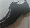 意尔康男鞋皮鞋男春秋季英伦德比鞋男厚底商务大头正装皮鞋新郎皮鞋 黑色 39 实拍图