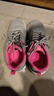 骆驼（CAMEL）网面透气跑步女鞋轻量健步运动鞋子  CD2223L6852 灰/梅红 39 实拍图