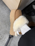 UGG秋季女士包头厚底LOGO松紧带休闲懒人毛毛鞋 1113474 CHE | 栗色 37 实拍图