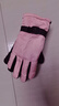 冬季新款男士保暖手套户外滑雪摩托车电动车骑行手套骑车加绒加厚 【防风加绒简约女款】--粉色 均码1双【适用于掌围19-24cm】 实拍图