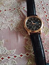 【网红爆款】商务腕表石英运动表休闲皮带男女手表 黑色 实拍图