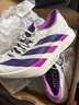 阿迪达斯（adidas）男鞋 ADIZERO ADIOS PRO 4 轻便透湿排汗缓震竞速马拉松碳柱跑鞋 汉玉白/浅猩红/黑色 40.5 实拍图