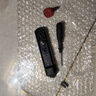 金刚网纱窗锁带钥匙执手隐藏折叠锁老式纱窗锁防护纱窗执手方轴锁 黑色 实拍图