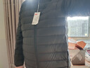 京东京造【air+零压羽绒】轻薄羽绒服男外套冬立领90鸭绒 曜石黑XXXL 实拍图