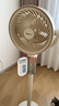 美的（Midea）空气循环扇 电风扇家用立式变频轻音卧室落地扇语音声控抗菌空气净化扇一级能效小风扇 GDI24RY  实拍图