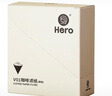 Hero 咖啡滤纸手冲咖啡机滤网滴漏挂耳咖啡粉过滤杯兼v60滤纸 v01原色滤纸1-2杯份 100张 实拍图