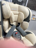 Heekin德国 儿童安全座椅汽车用0-4-12岁婴儿宝宝360度旋转ISOFIX硬接口 尊享灰(遮阳棚+上拉带+侧保护) 实拍图