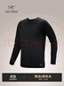 ARC'TERYX始祖鸟 HALLAM MERINO WOOL CREW 保暖 男子 抓绒衫 Black/黑色 M 实拍图