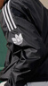 adidas休闲简约三条纹梭织立领夹克外套男装秋季阿迪达斯三叶草   黑色（推荐选大一码）   S 实拍图