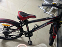 凤凰（Phoenix）儿童自行车山地车学生车脚踏车6-12-18岁童车 霸道 黑红色 24寸 实拍图